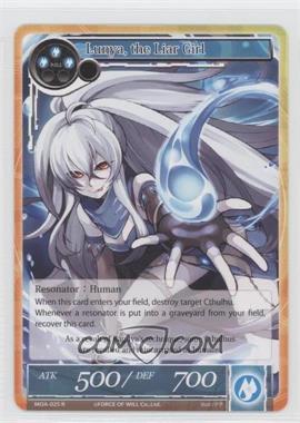2015 Force of Will TCG - Millennia of Ages - [Base] #MOA-025 - Lunya, the Liar Girl