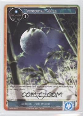 2015 Force of Will TCG - Millennia of Ages - [Base] #MOA-030 - Transparent Moon