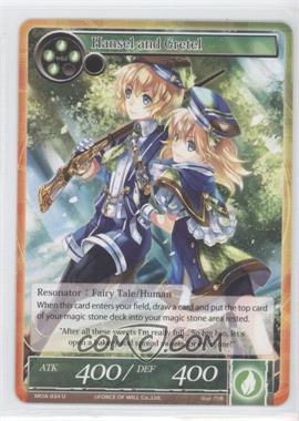 2015 Force of Will TCG - Millennia of Ages - [Base] #MOA-034 - Hansel and Gretel