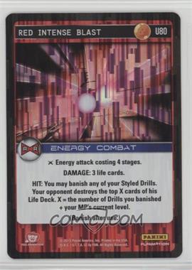 2015 Panini's Dragonball Z TCG - Set 4: Evolution - [Base] - Foil #U80 - Red Intense Blast