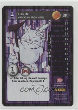 2015 Panini's Dragonball Z TCG - Set 4: Evolution - [Base] - Foil #U94 - Korin