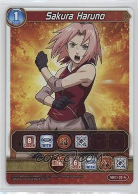 2019 Naruto Boruto Card Game: Naruto & Naruto Shippuden Set - [Base] #NB01-32-A - Sakura Haruno