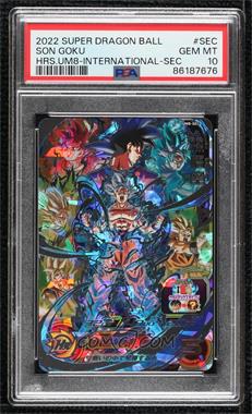 2019 Super Dragon Ball Heroes - Universe Mission 8 - [Base] - Japanese #UM8-SEC - Son Goku [PSA 10 GEM MT]