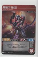 Private Arcee - Special Ops Warrior (Oversized - Foil)