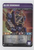 Major Soundwave - Espionage Spy (Oversized - Foil)