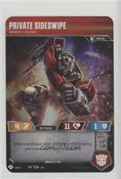 Private Sideswipe (Oversized - Foil)