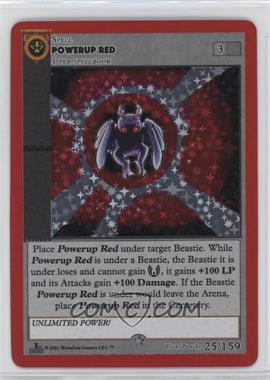 2021 MetaZoo - Cryptid Nation - [Base] - 1st Edition Holo #25 - Powerup Red