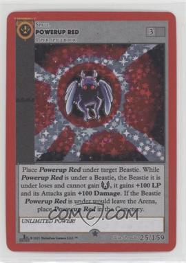 2021 MetaZoo - Cryptid Nation - [Base] - 1st Edition Holo #25 - Powerup Red