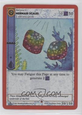2021 MetaZoo - Cryptid Nation - [Base] - 1st Edition Reverse Holo #39 - Mermaid Scales