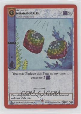 2021 MetaZoo - Cryptid Nation - [Base] - 1st Edition Reverse Holo #39 - Mermaid Scales