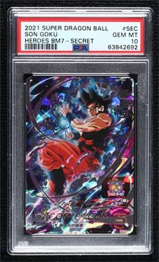 2021 Super Dragon Ball Heroes - Big Bang Mission 7 - [Base] - Japanese #BM7-SEC - Secret - Son Goku [PSA 10 GEM MT]