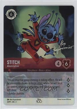 2022-Current Disney Lorcana - Promos - [Base] #21 - Holo - Stitch - Abomination