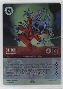 2022-Current Disney Lorcana - Promos - [Base] #21 - Holo - Stitch - Abomination