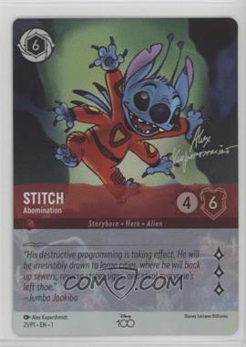 2022-Current Disney Lorcana - Promos - [Base] #21 - Holo - Stitch - Abomination