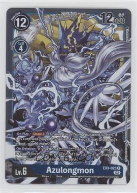 2022 Digimon Card Game - Draconic Roar - [Base] #EX3-025 - R - Azulongmon