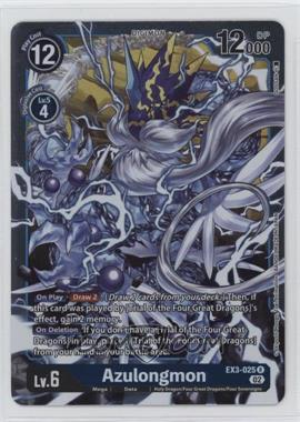 2022 Digimon Card Game - Draconic Roar - [Base] #EX3-025 - R - Azulongmon
