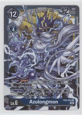 2022 Digimon Card Game - Draconic Roar - [Base] #EX3-025 - R - Azulongmon