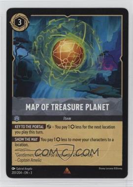 2023 Disney Lorcana - Into The Inklands - [Base] #201 - Map of Treasure Planet
