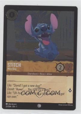 2023 Disney Lorcana - The First Chapter - [Base] - Foil #22 - Stitch - New Dog