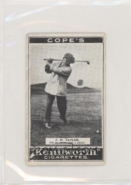 1923 Cope’s Kenilworth ‘Golf Strokes’ - Tobacco [Base] - Small #24 - John Henry Taylor [Poor to Fair]