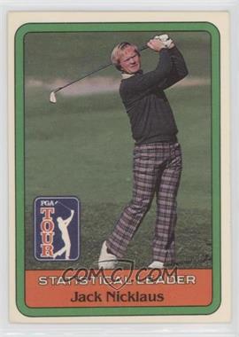 1981 Donruss Golf Stars - [Base] #_JANI - Statistical Leader - Jack Nicklaus [EX to NM]