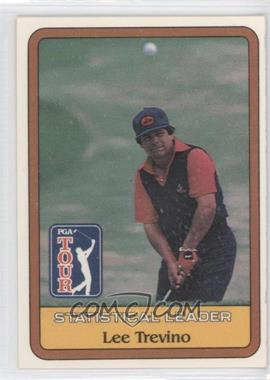 1981 Donruss Golf Stars - [Base] #_LETR - Statistical Leader - Lee Trevino