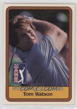 1981 Donruss Golf Stars - [Base] #_TOWA -  Statistical Leader - Tom Watson