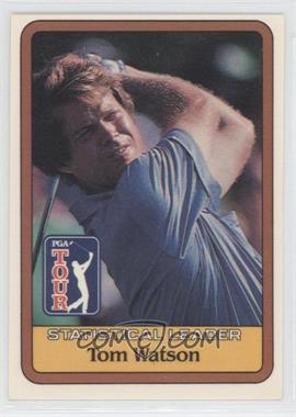 1981 Donruss Golf Stars - [Base] #_TOWA -  Statistical Leader - Tom Watson