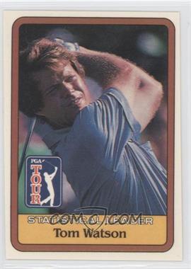 1981 Donruss Golf Stars - [Base] #_TOWA -  Statistical Leader - Tom Watson
