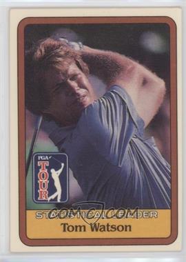 1981 Donruss Golf Stars - [Base] #_TOWA -  Statistical Leader - Tom Watson