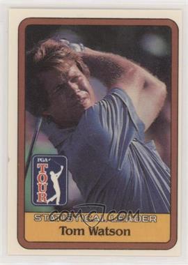 1981 Donruss Golf Stars - [Base] #_TOWA -  Statistical Leader - Tom Watson