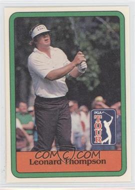 1981 Donruss Golf Stars - [Base] #25 - Leonard Thompson