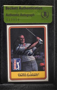 1981 Donruss Golf Stars - [Base] #27 - David Graham [BAS Authentic]
