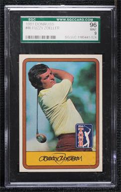 1981 Donruss Golf Stars - [Base] #46 - Fuzzy Zoeller [SGC 96 MINT 9]