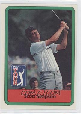 1982 Donruss Golf Stars - [Base] #34 - Scott Simpson