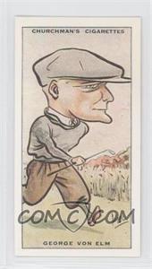 1989 Victoria Gallery 1931 Churchman's Prominent Golfers Reprints - [Base] #12 - George Von Elm