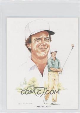 1990 Gameplan Leisure American Golfers - [Base] - Light Blue Back #12 - Larry Nelson