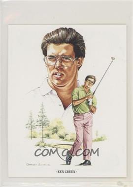 1990 Gameplan Leisure American Golfers - [Base] - Light Blue Back #8 - Ken Green