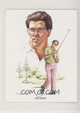 1990 Gameplan Leisure American Golfers - [Base] - Light Blue Back #8 - Ken Green