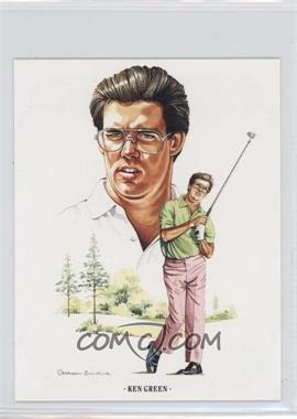 1990 Gameplan Leisure American Golfers - [Base] - Light Blue Back #8 - Ken Green