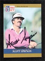 Scott Simpson [JSA Certified COA Sticker]