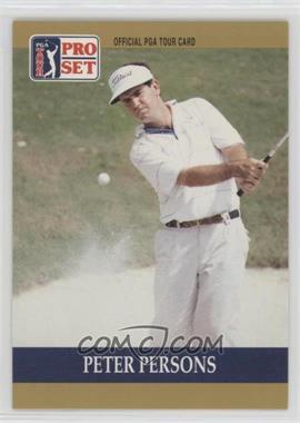 1990 PGA Tour Pro Set - [Base] #18 - Peter Persons