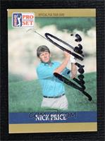 Nick Price [JSA Certified COA Sticker]