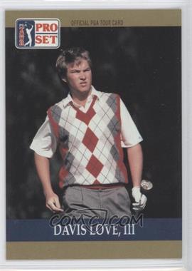 1990 PGA Tour Pro Set - [Base] #56 - Davis Love III