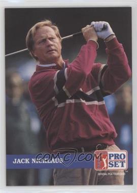 1992 Pro Set Golf - [Base] #201 - Jack Nicklaus