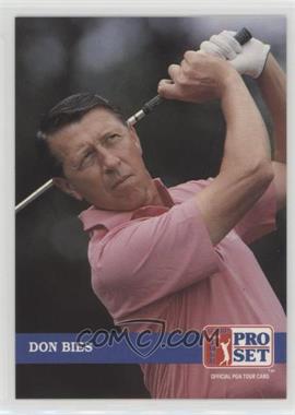 1992 Pro Set Golf - [Base] #232 - Don Bies