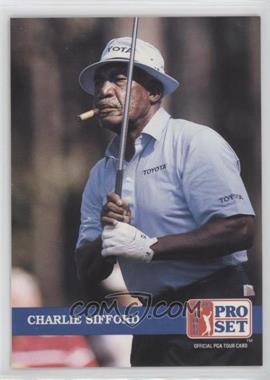 1992 Pro Set Golf - [Base] #243 - Charlie Sifford