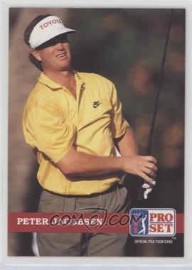 1992 Pro Set Golf - [Base] #74 - Peter Jacobsen