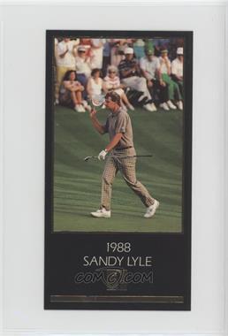 1993-98 Grand Slam Ventures Champions of Golf: The Masters Collection - [Base] - Gold #1988 - Sandy Lyle