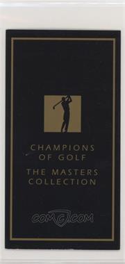 1993-98 Grand Slam Ventures Champions of Golf: The Masters Collection - [Base] #_COVE - Cover Card [EX to NM]